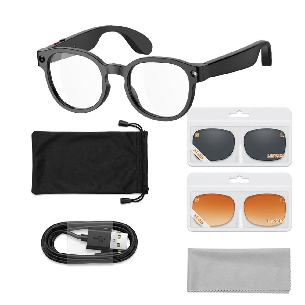 Smart Glasses Lens - Occhiali Intelligenti AI 2 in 1:
