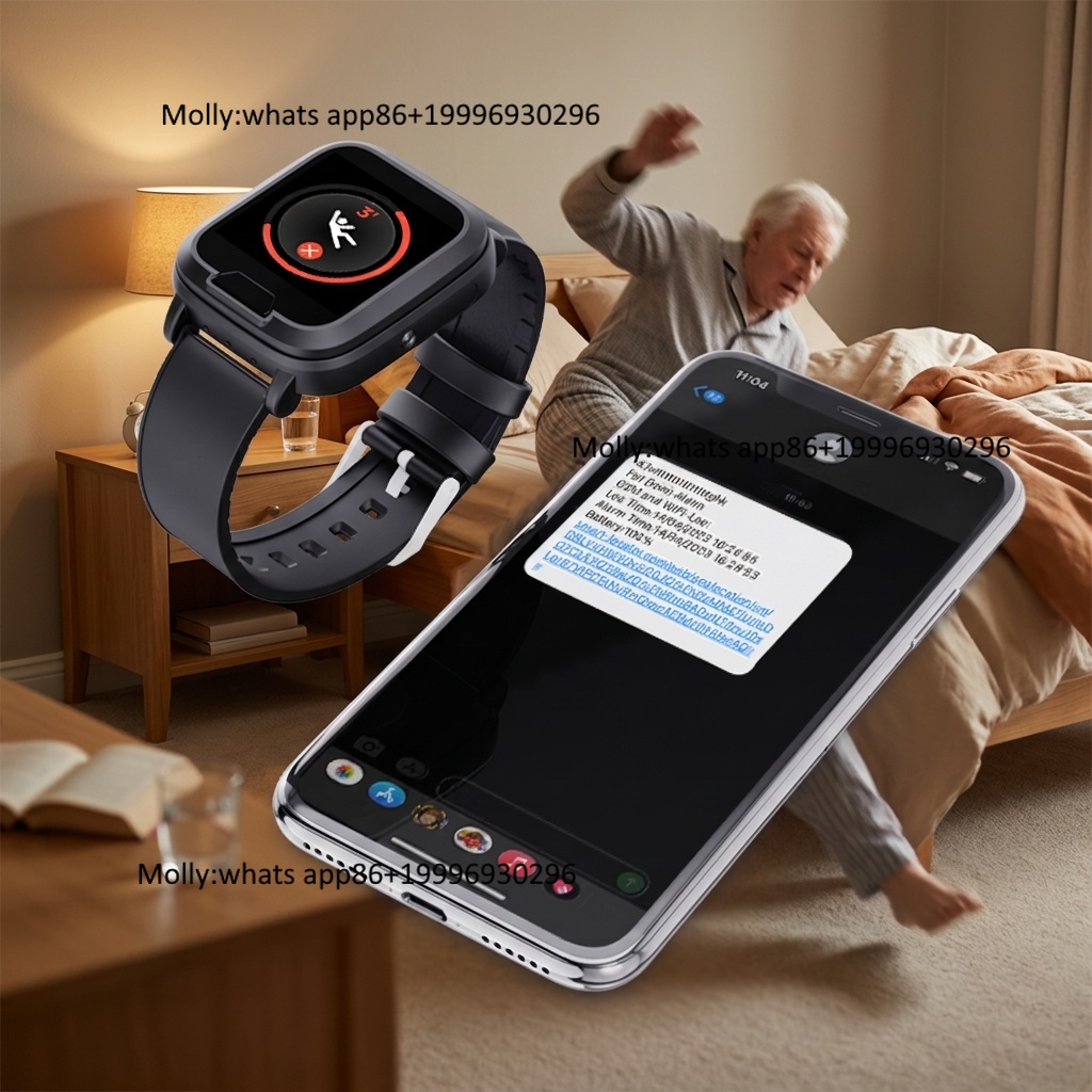 Fall Detection Watch - Smartwatch 4G per Anziani con Rilevamento