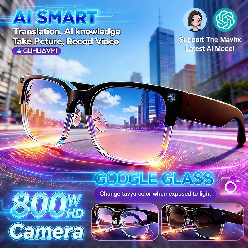 Smart Glasses Lens - Nuovi Occhiali Smart 2026 con Fotocamera