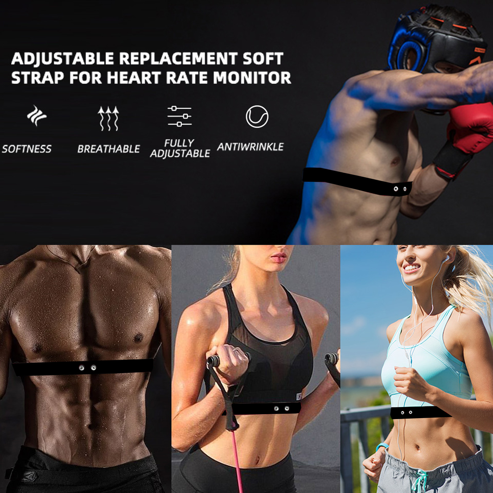 Cinturino pettorale di ricambi - Breath Rate Monitor recensione e prezzo