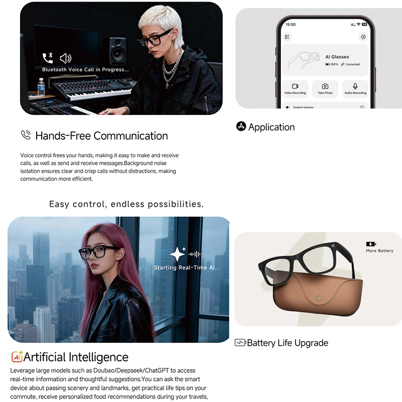 Occhiali Smart AI 2026 con Fot - Smart Glasses Lens recensione e prezzo