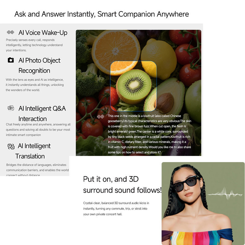 Occhiali Smart AI 2026 con Fot - Smart Glasses Lens recensione e prezzo