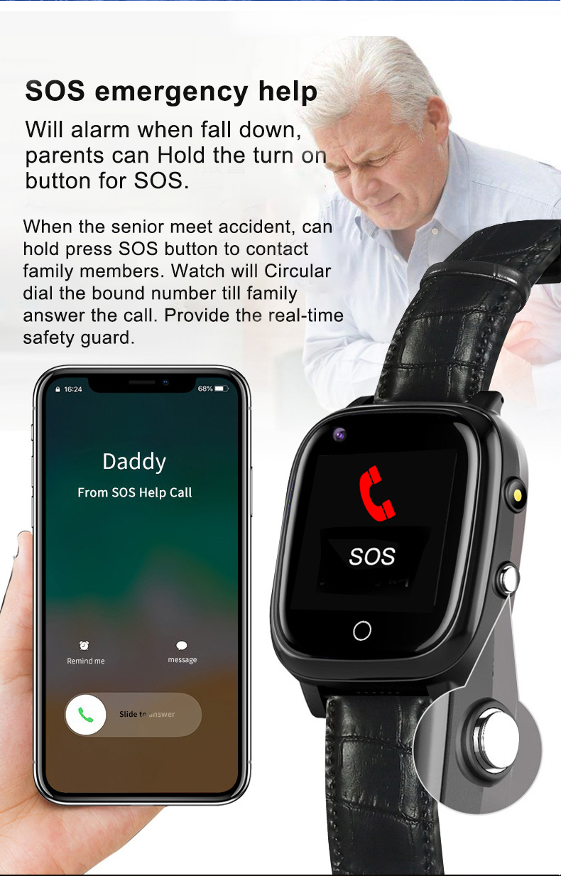 Orologio intelligente per anzi - Fall Detection Watch recensione e prezzo